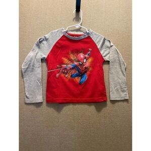 Marvel Red Spiderman shirt Boys size 5T